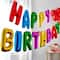 Happy Birthday Multicolored Foil Balloon Banner Kit By Celebrate It™